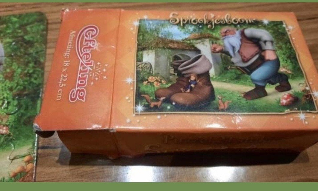 Efteling Sprookjesboom Puzzel - De Reus en het Laarsje, Ophalen of Verzenden, Meer dan 50 stukjes, Gebruikt