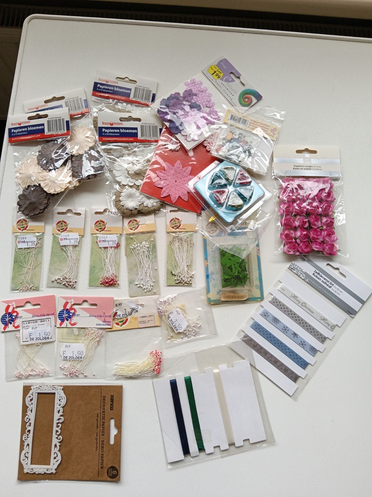 Scrapbook spullen, Ophalen