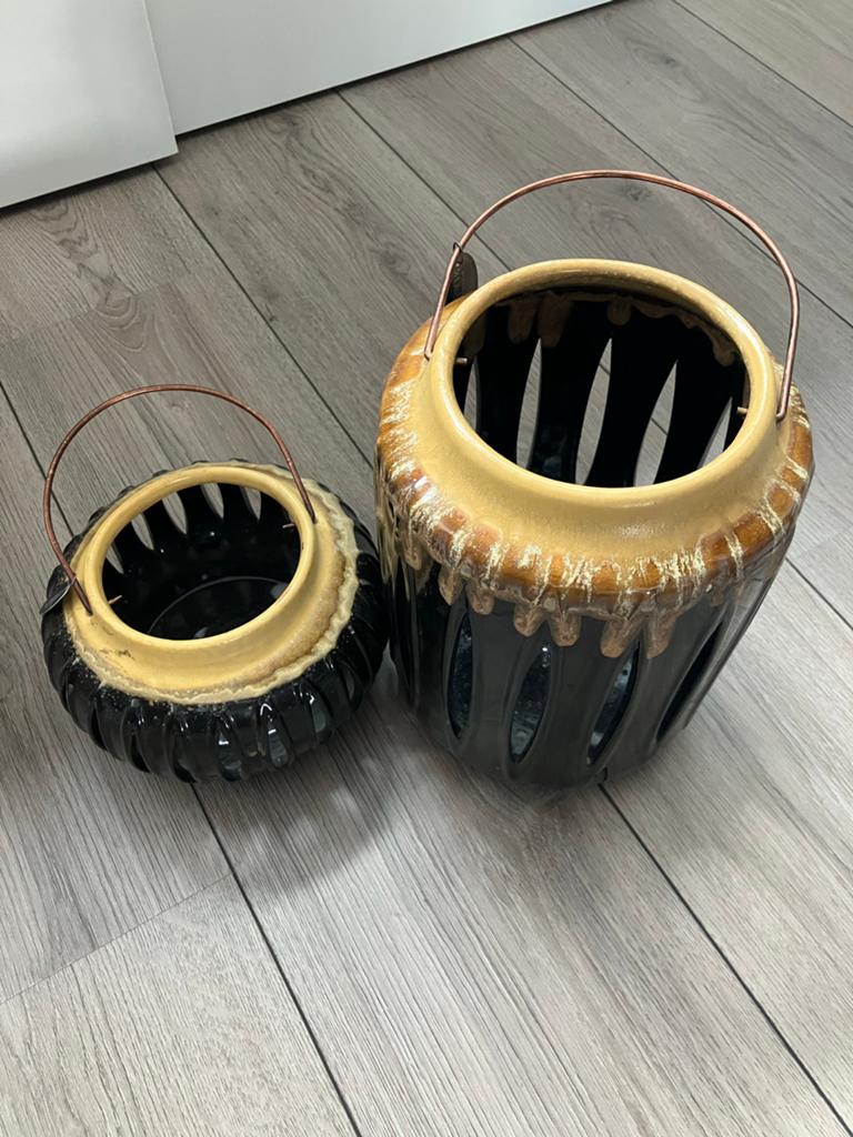 Riverdale Hurricane windlichten set (2 stuks), Ophalen of Verzenden, Zo goed als nieuw