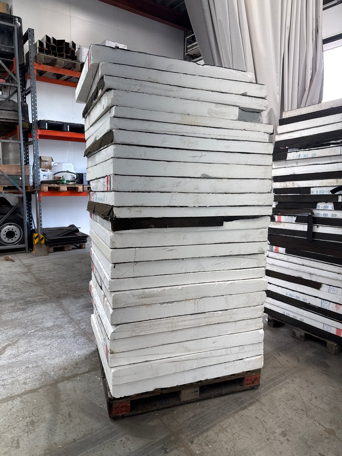 Gebruikte Tempex platen 6-10cm dik, ca. 450m², Dakisolatie, Gebruikt, Ophalen of Verzenden, Nvt