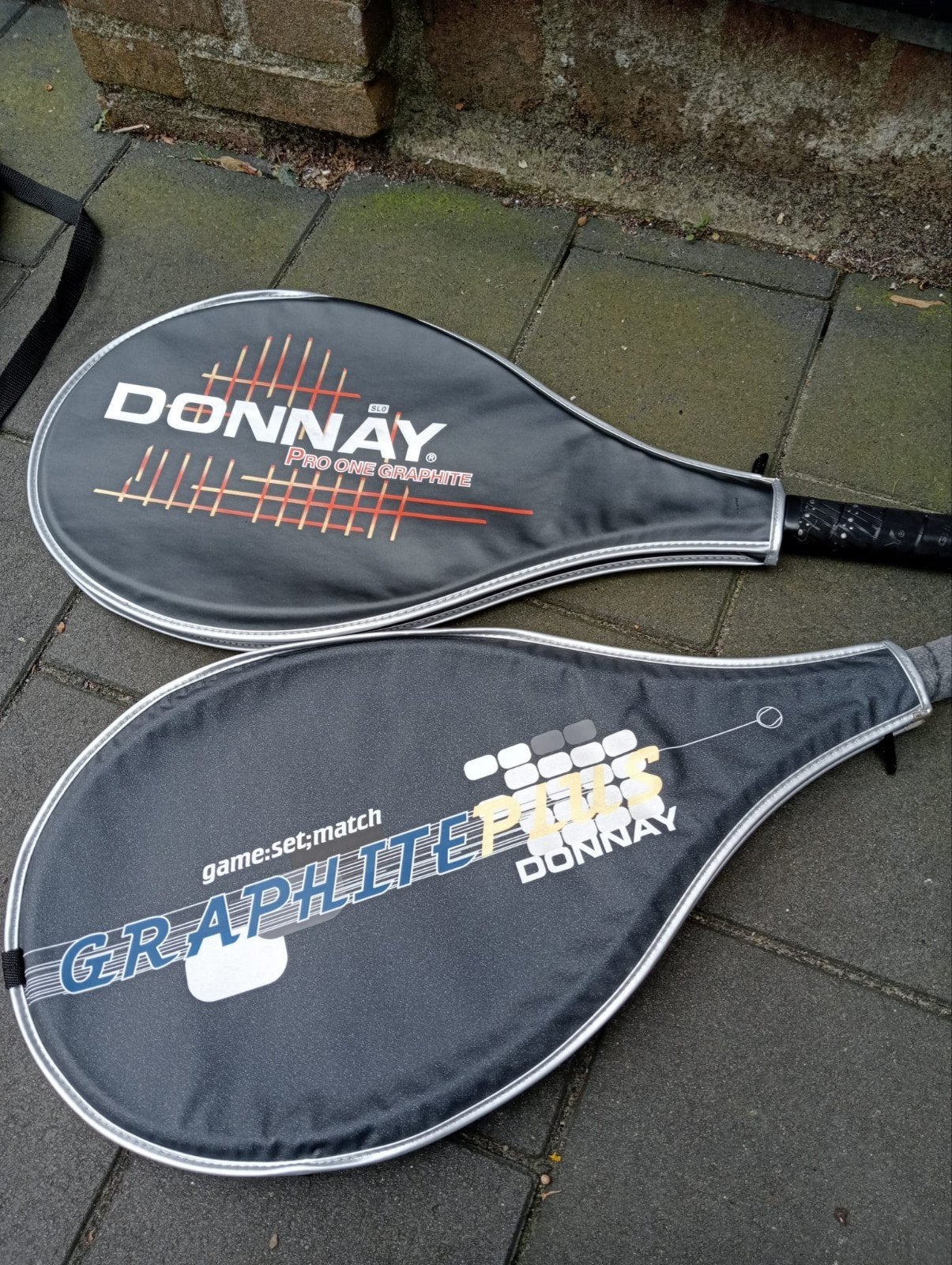 Donnay tennisrackets met hoes - Pro One Graphite, Ophalen, Gebruikt, Racket, Overige merken