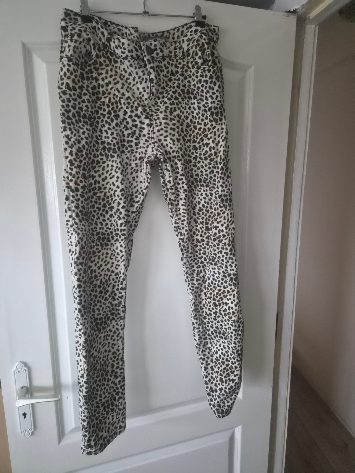 Geisha Leopard Print Broek - Maat 42/44 (L), Geisha, Meerkleurig, Maat 42/44 (L), Ophalen of Verzenden
