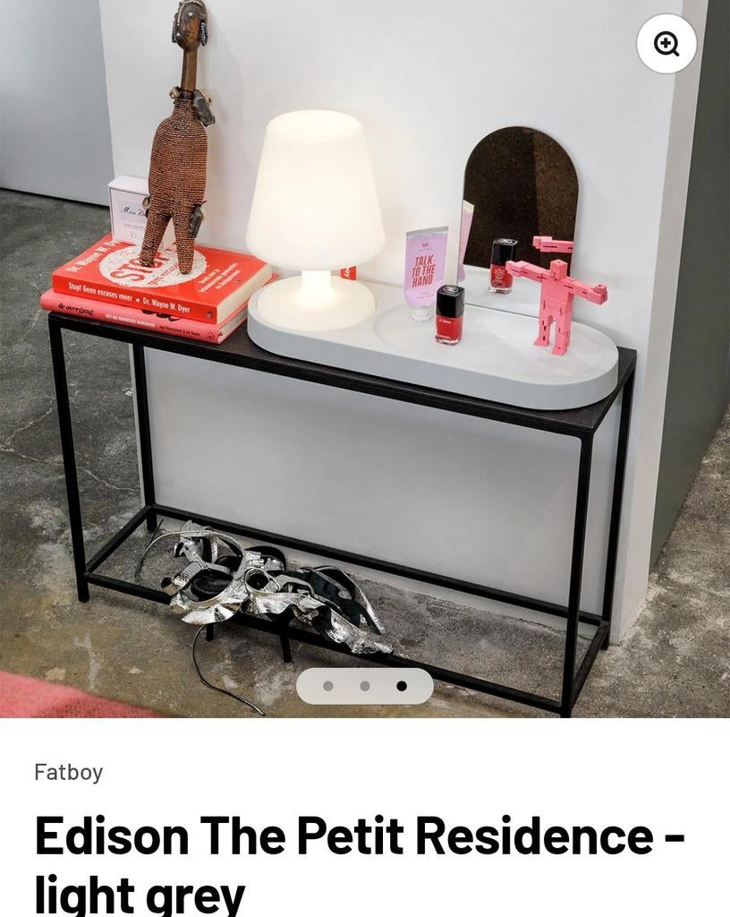 Nieuw Fatboy Edison The Petit Residence - lichtgrijs, Ophalen of Verzenden, Nieuw, Modern, minimalistisch, functioneel