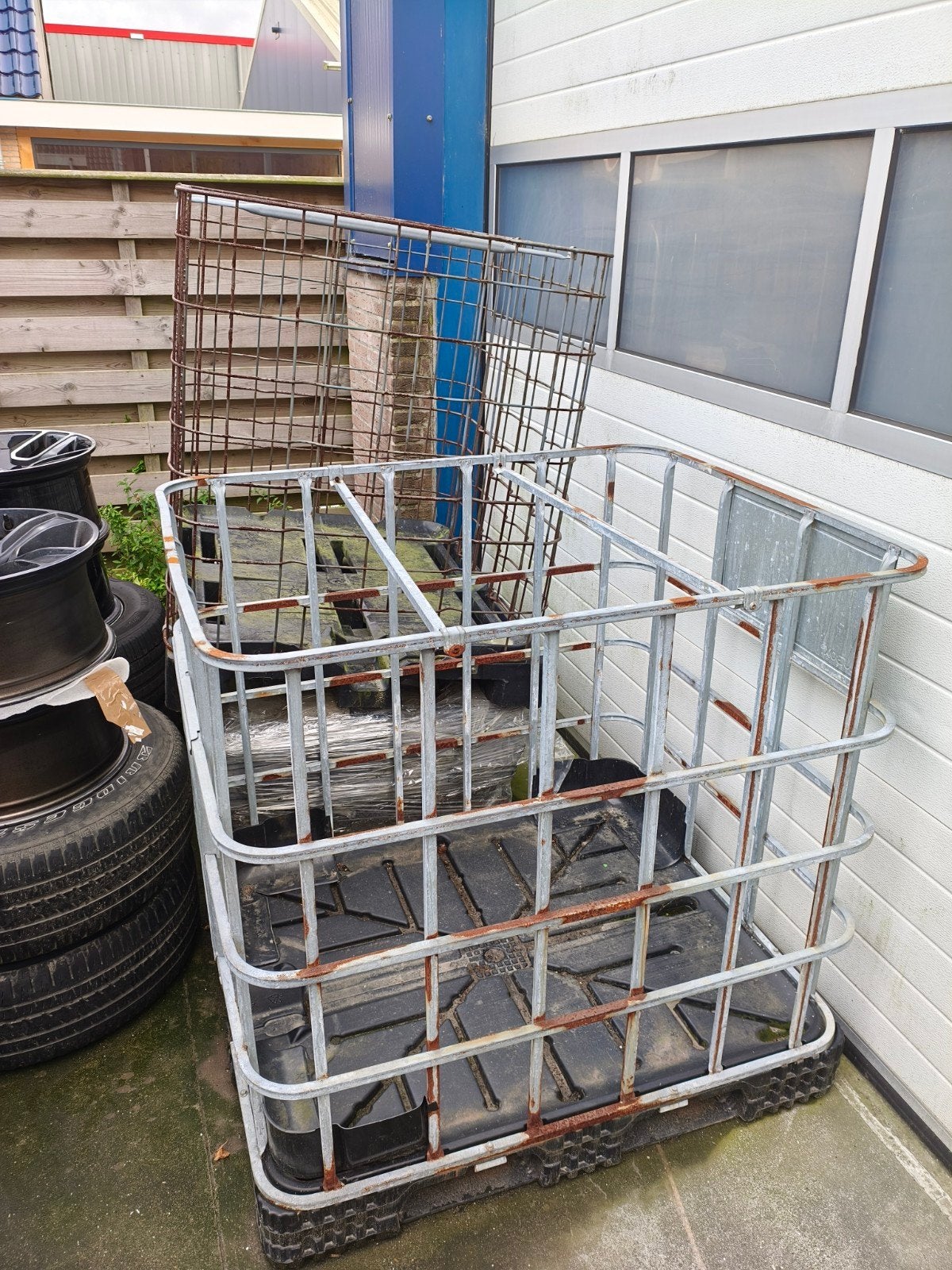 2x IBC containers zonder blaas - ideaal voor opslag, Ophalen