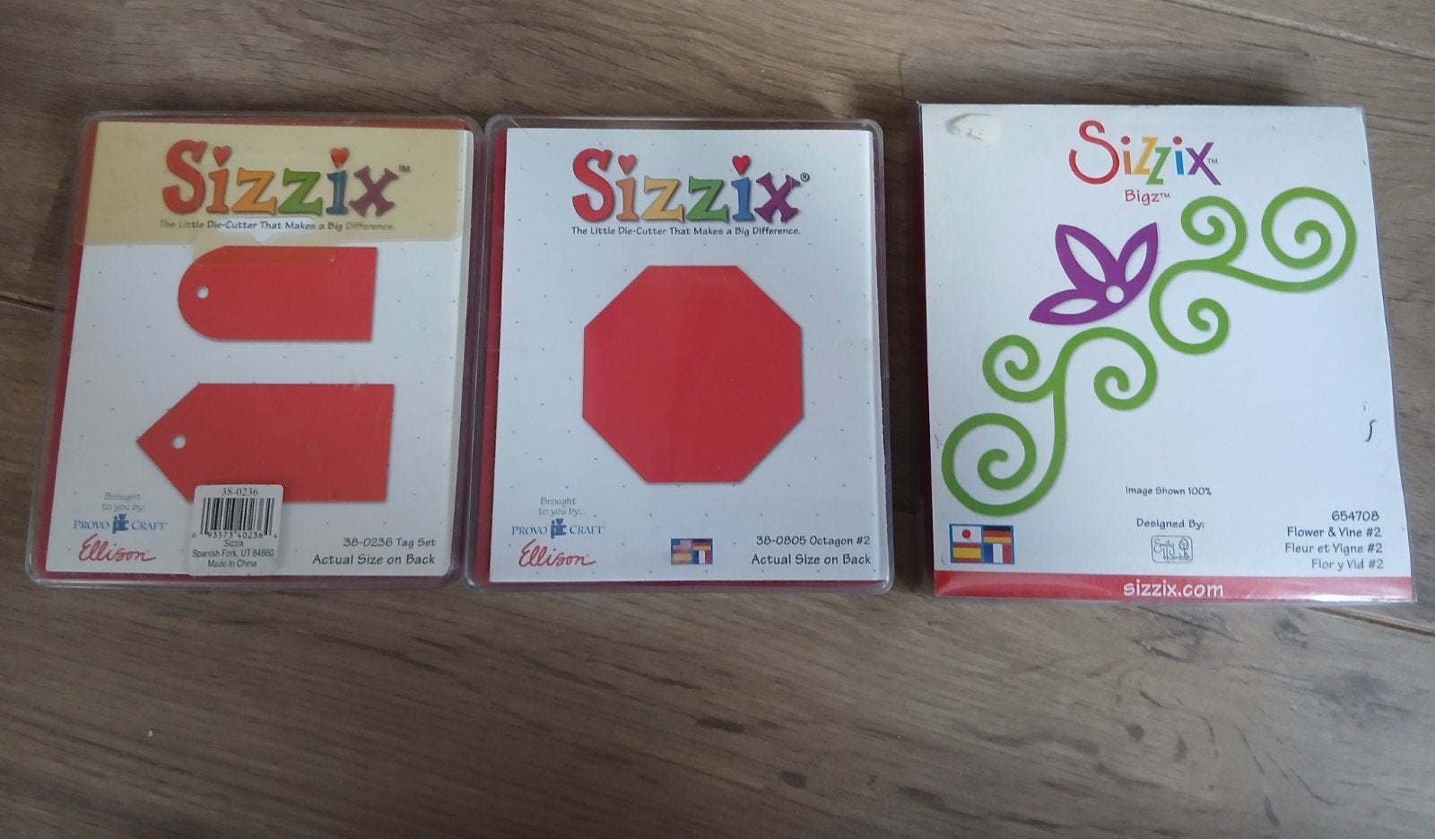 3 Sizzix snijmallen voor creatieve projecten, Ophalen of Verzenden