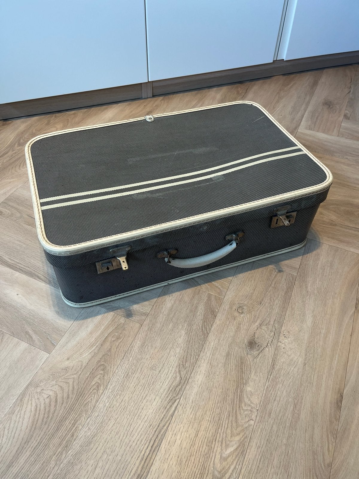 Vintage koffer - Made in England - Decoratie, Ophalen, Gebruikt