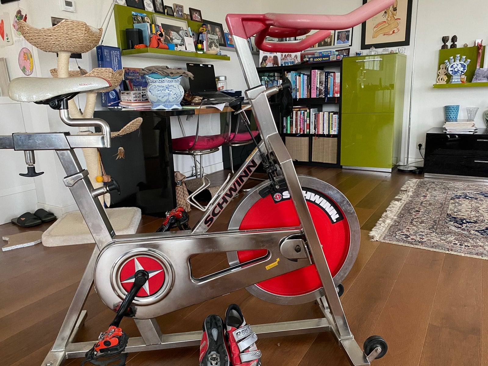 Schwinn Spinningfiets - Perfect voor Thuis Workouts, Gebruikt, Benen, Spinningfiets, Ophalen of Verzenden
