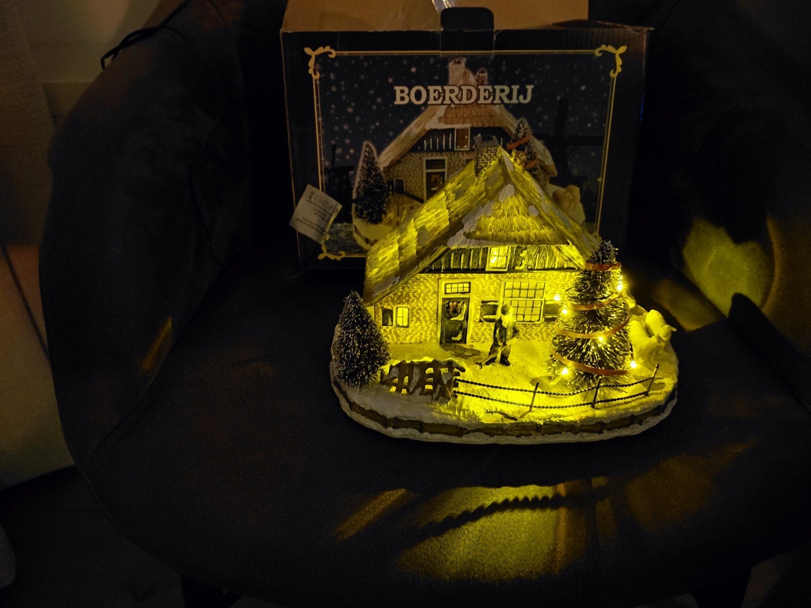 Typisch Hollands vintage kerst boerderij, Diversen, Ophalen of Verzenden, Zo goed als nieuw