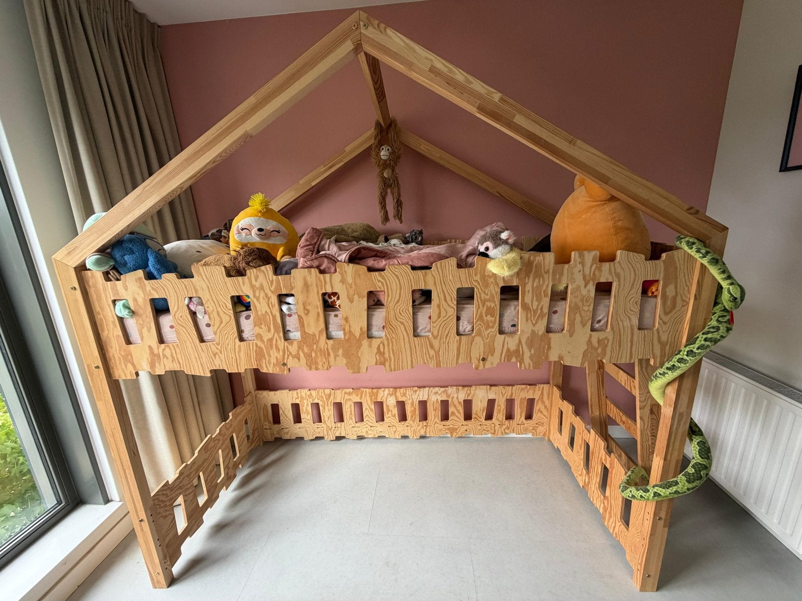 Petit Puk Jardin bedhuis 90x200 in top staat, Ophalen of Verzenden, Zo goed als nieuw, 180 cm of meer, 100 cm of meer