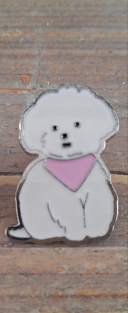 Mooie pin van een Bichon Frisé te koop, Ophalen of Verzenden, Nieuw