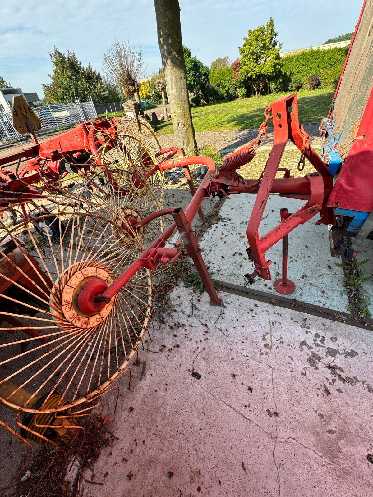 Cirkelhark / hooihark / hooizon – werkend, Ophalen, Gebruikt