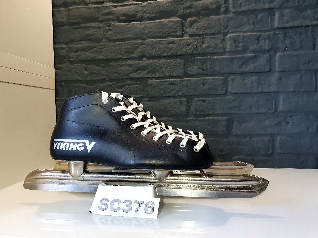 Viking Junior Tournoren Lage Laag Noren Leder Zwart Maat 36, Sport en Fitness, Viking, Verzenden, Nieuw, Noren