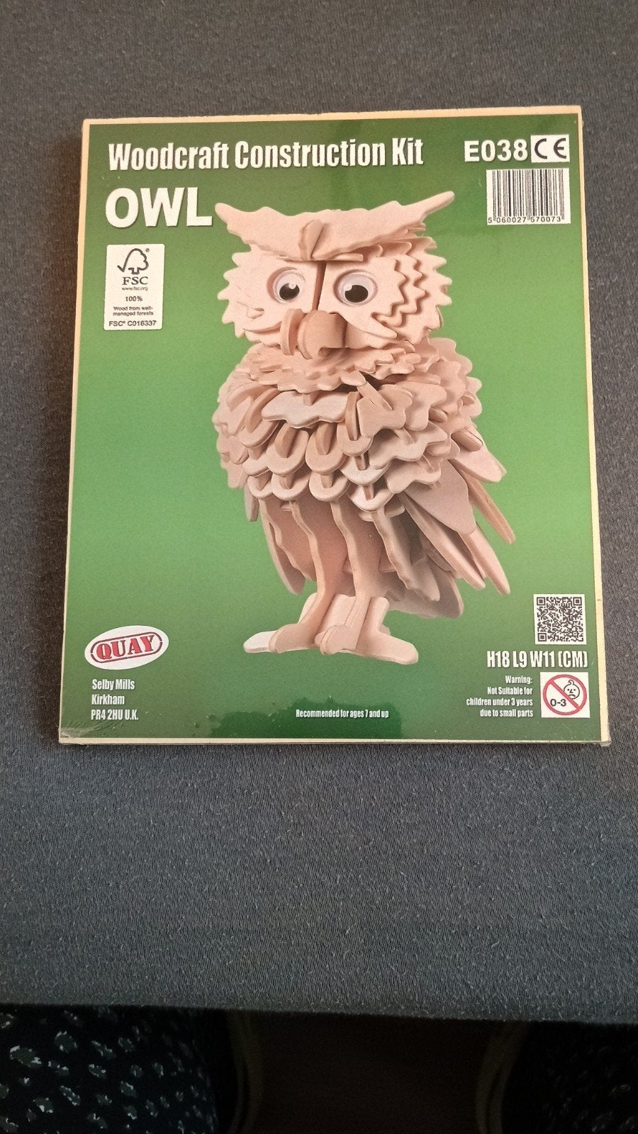 Houten 3D Puzzel Bouwpakket: Uil, Kikker, Eekhoorn, Ophalen of Verzenden, Nieuw