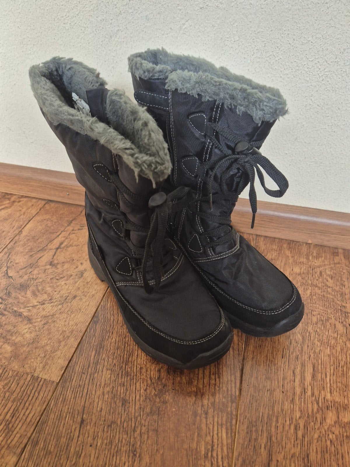 dames snowboots, Zwart, Snowboots, Ophalen of Verzenden, Zo goed als nieuw