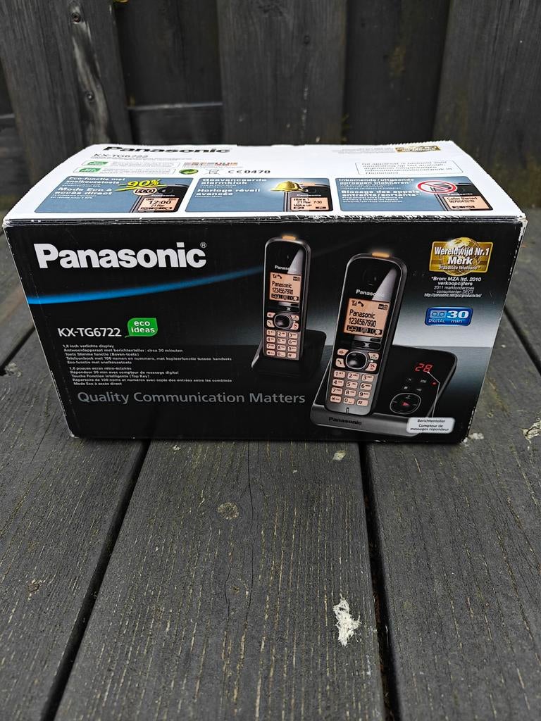 Panasonic KX-TG6722 telefoon met antwoordapparaat, Telecommunicatie, Ophalen of Verzenden
