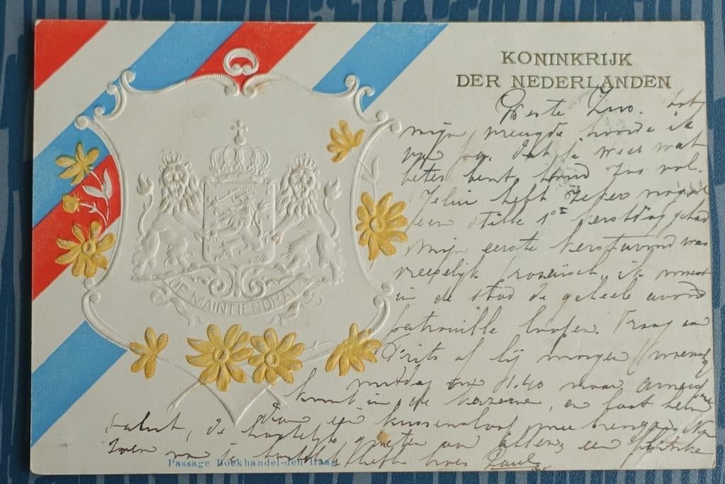 ansichtkaart koninklijk huis nr. 151, Verzamelen, Koninklijk Huis en Royalty, Ophalen of Verzenden, Gebruikt, Nederland, Kaart, Foto of Prent