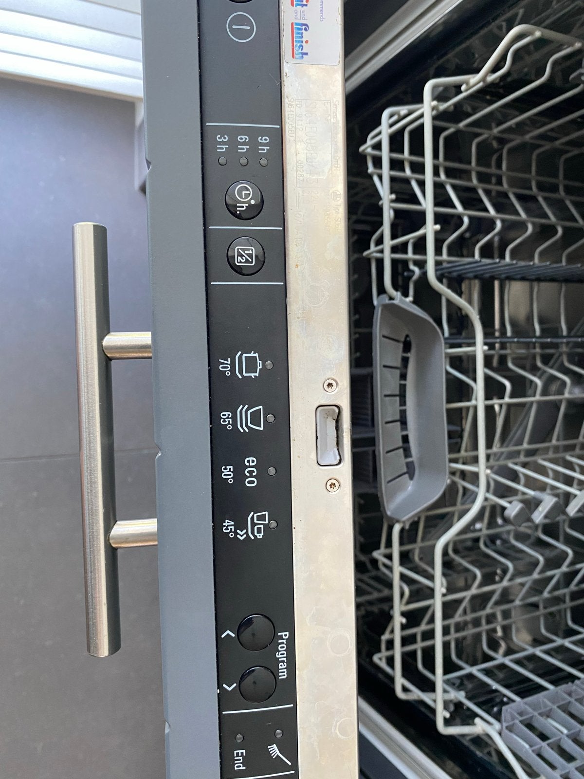 Siemens SN64E005EU Inbouw Vaatwasser A+, Ophalen, Gebruikt, 60 cm of meer, Energieklasse A of zuiniger