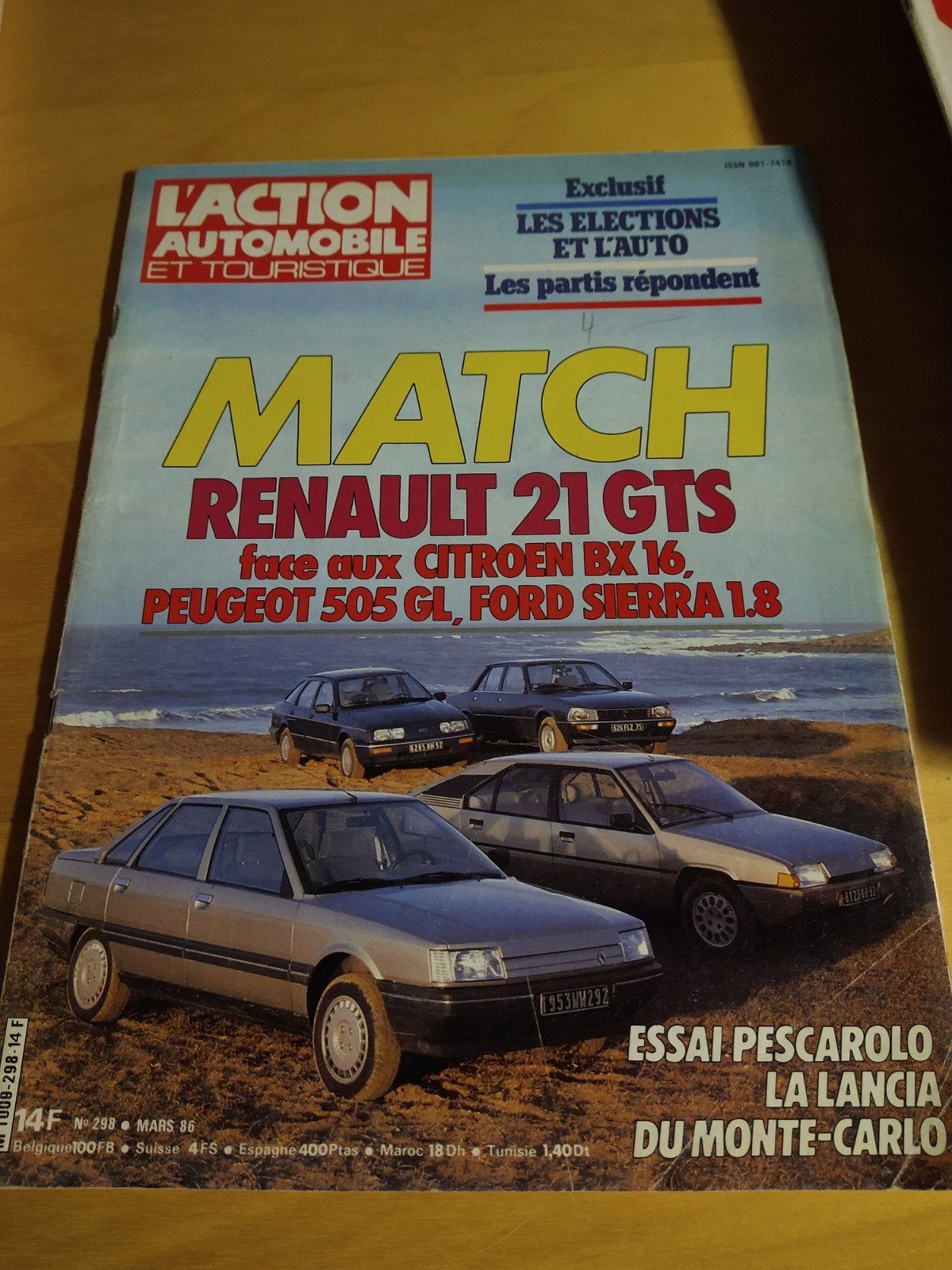 L'Action Automobile et Touristique - Renault 21 GTS, Ophalen of Verzenden, Gelezen, Renault