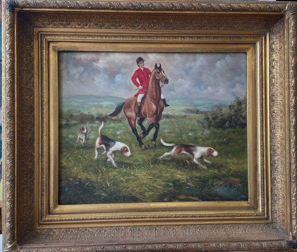 Slip jacht schilderij, Ophalen