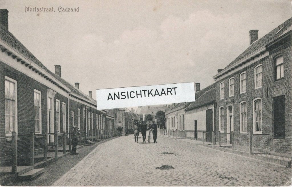 Ansichtkaart Cadzand - militairen - militair verstuurd, Verzamelen, Ansichtkaarten | Nederland, Gelopen, Zeeland, Voor 1920, Verzenden