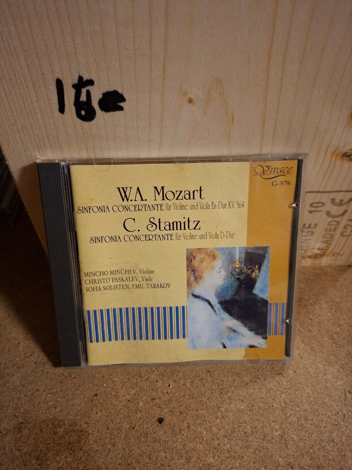 Mozart & Stamitz: Sinfonia Concertante - Klassieke CD, Gebruikt, Mozart, Soloconcert, Ophalen of Verzenden