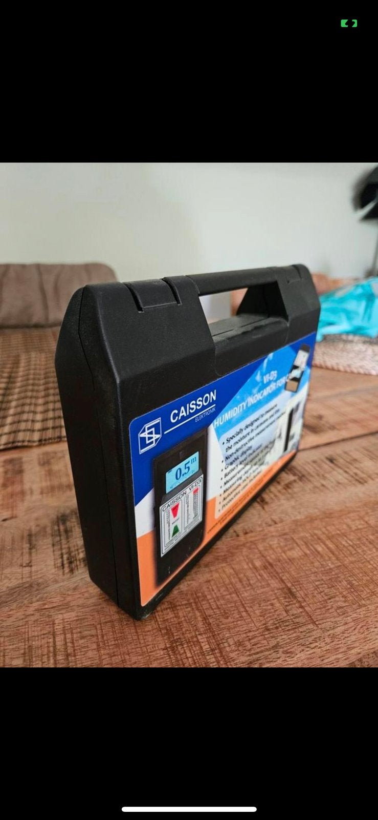 Vochtmeter in opbergkoffer ZGAN Caisson, Ophalen, Zo goed als nieuw
