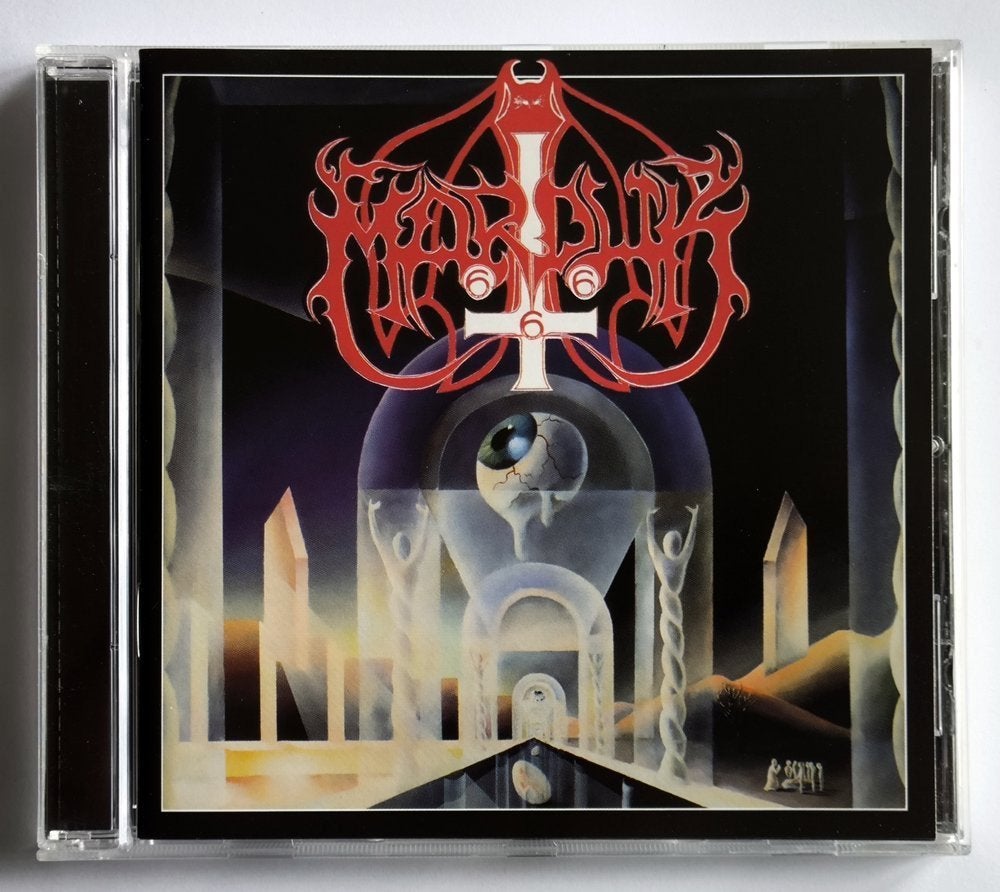 Marduk - Dark Endless CD reissue (black disc), Verzenden, Zo goed als nieuw, Death metal, Bonusmateriaal