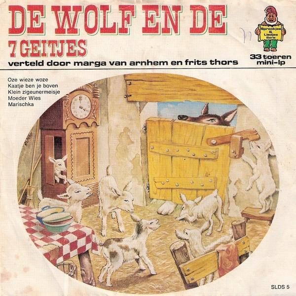 Kinder Single : De Wolf en de 7 Geitjes  (Delta), Gebruikt, Fotohoes, 7 inch, 6 tot 9 jaar