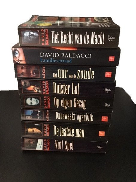 7x David Baldacci, Ophalen of Verzenden, Zo goed als nieuw, David Baldacci