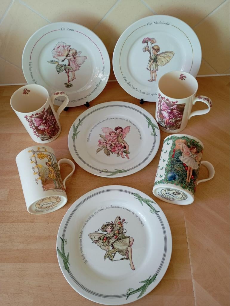 Flower Fairies servies, Ophalen of Verzenden