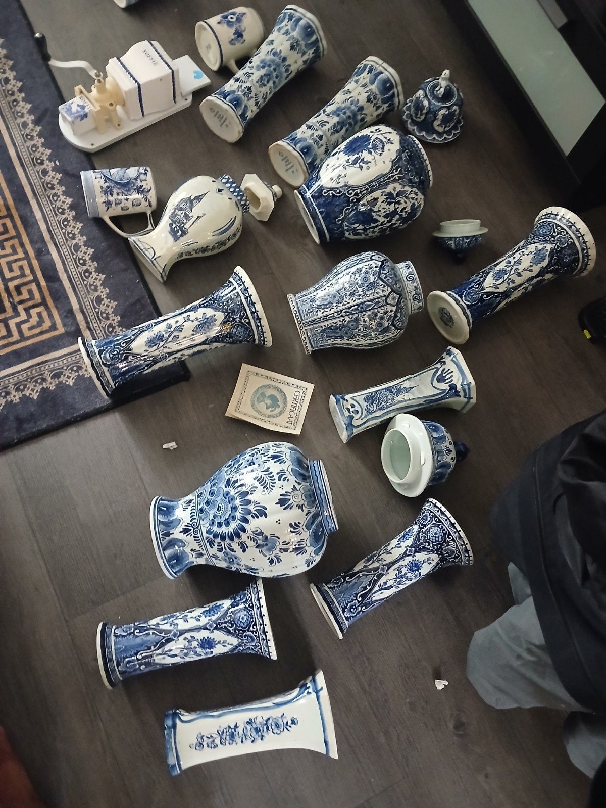 Grote collectie Delfts Blauw keramiek en porselein, Antiek en Kunst, Ophalen of Verzenden