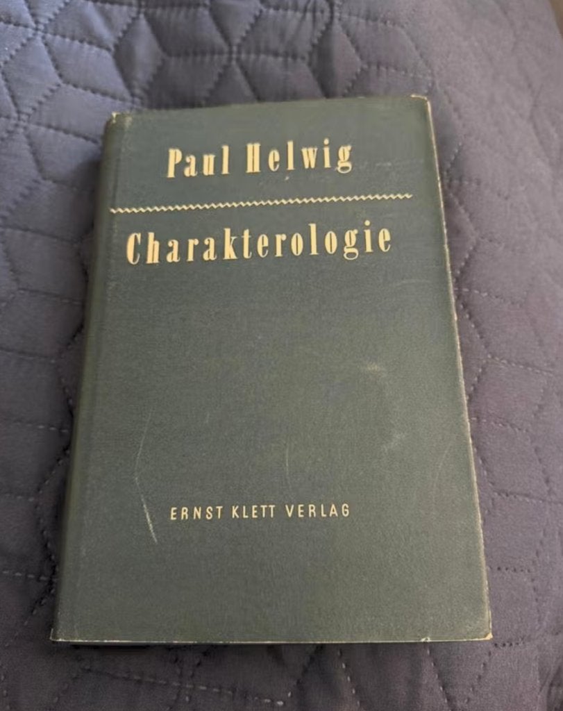 Karakterologie - Paul Helwig (Ernst Klett Verlag), Ophalen of Verzenden, Gelezen