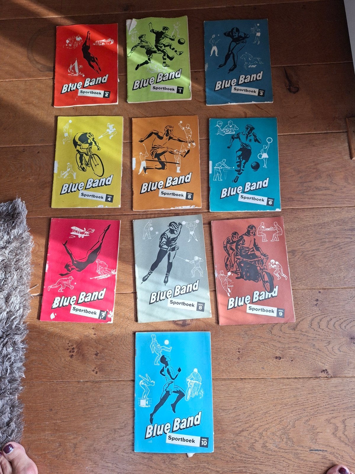 Blue Band Sportboekjes - Complete set (10 stuks), Boeken, Ophalen of Verzenden, Gelezen, Blue Band, Balsport