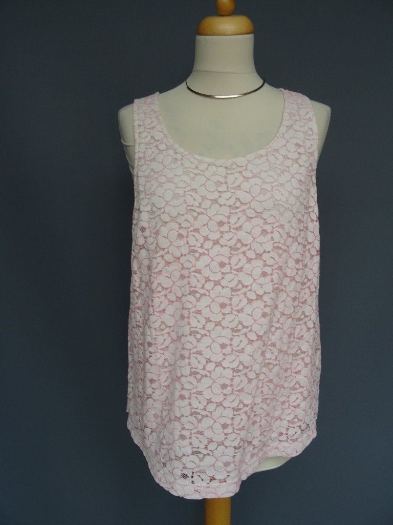 SAINT TROPEZ maat L, kanten top., Maat 38/40 (M), Ophalen of Verzenden, Zo goed als nieuw, Roze
