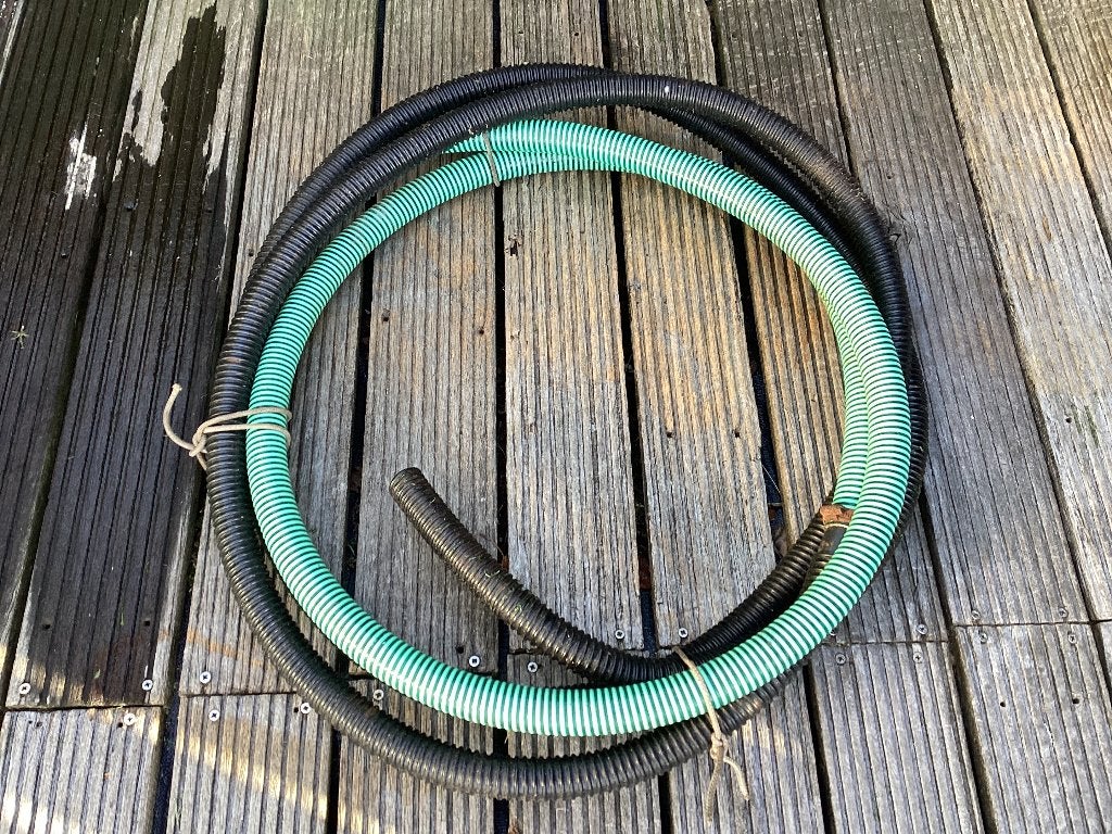 Spiraalslang diameter 32 mm 8 mtr lang, Ophalen, Gebruikt, Overige materialen, Overige typen