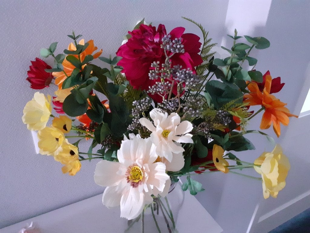 Kunstbloemen boeket, 55 cm, Nieuw, Ophalen of Verzenden, IKEA
