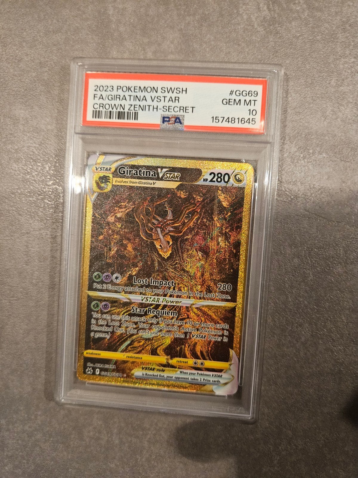 Giratina Vstar GG69, Ophalen, Nieuw, Losse kaart