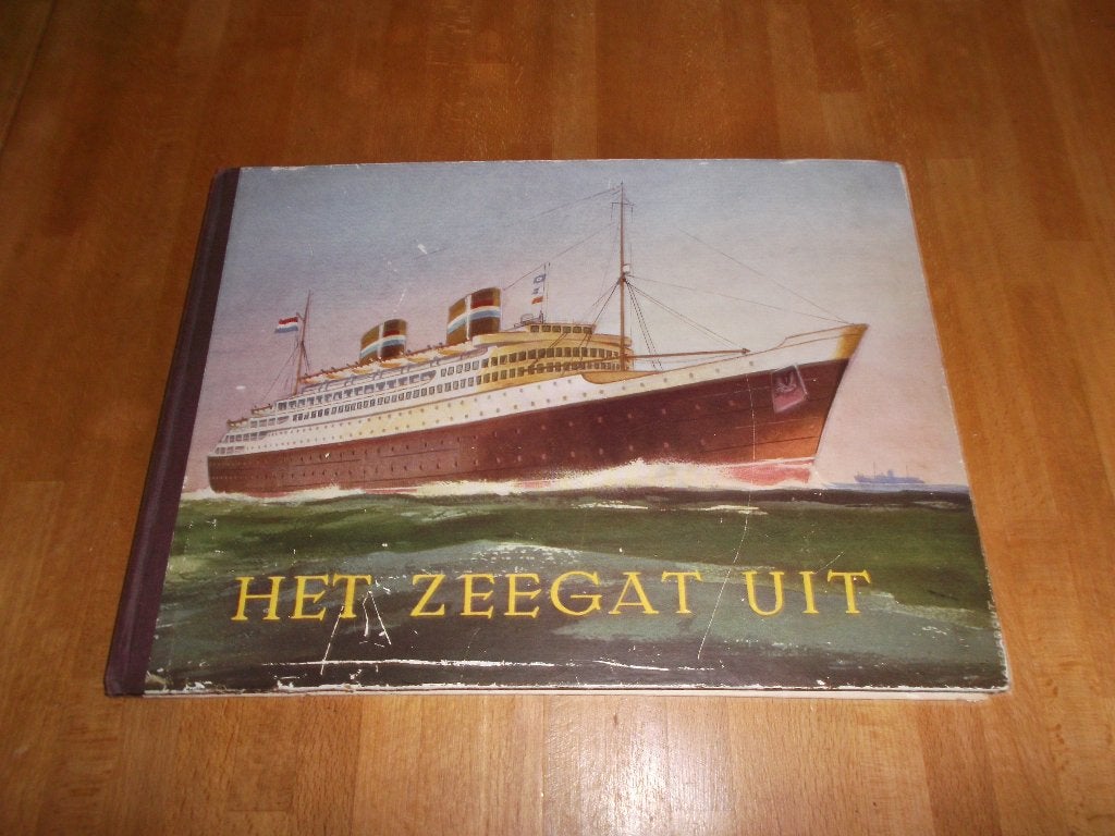 PLAATJESALBUM SCHEEPVAART HOOIMEIJER BESCHUIT JAREN '50, Boeken, Verzenden, Gelezen, Plaatjesalbum