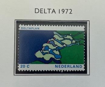 1972 Postfris Deltawerken NVPH 1002, Postzegels en Munten, Ophalen of Verzenden, Na 1940, Postfris