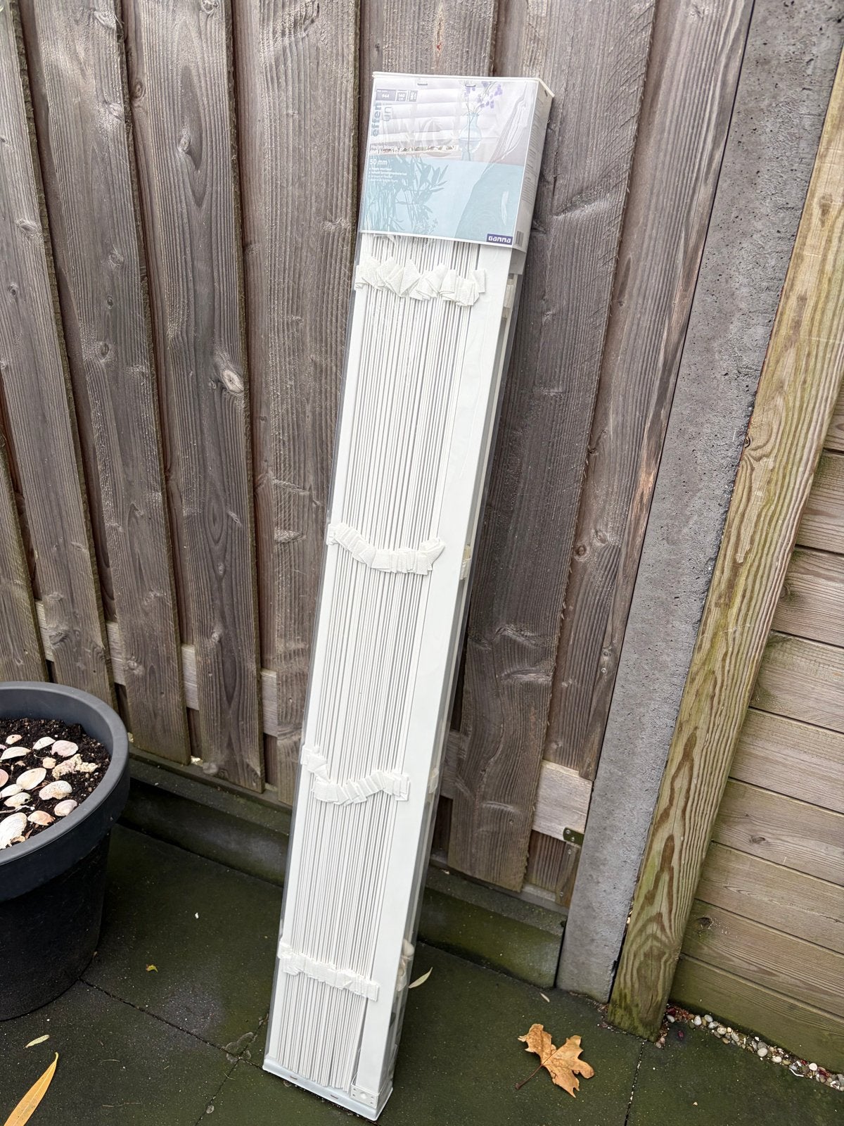 Gamma Houten jaloezieën wit 50mm 140x180cm nieuw in verpakki, Ophalen, Overige merken, Wit, Hout