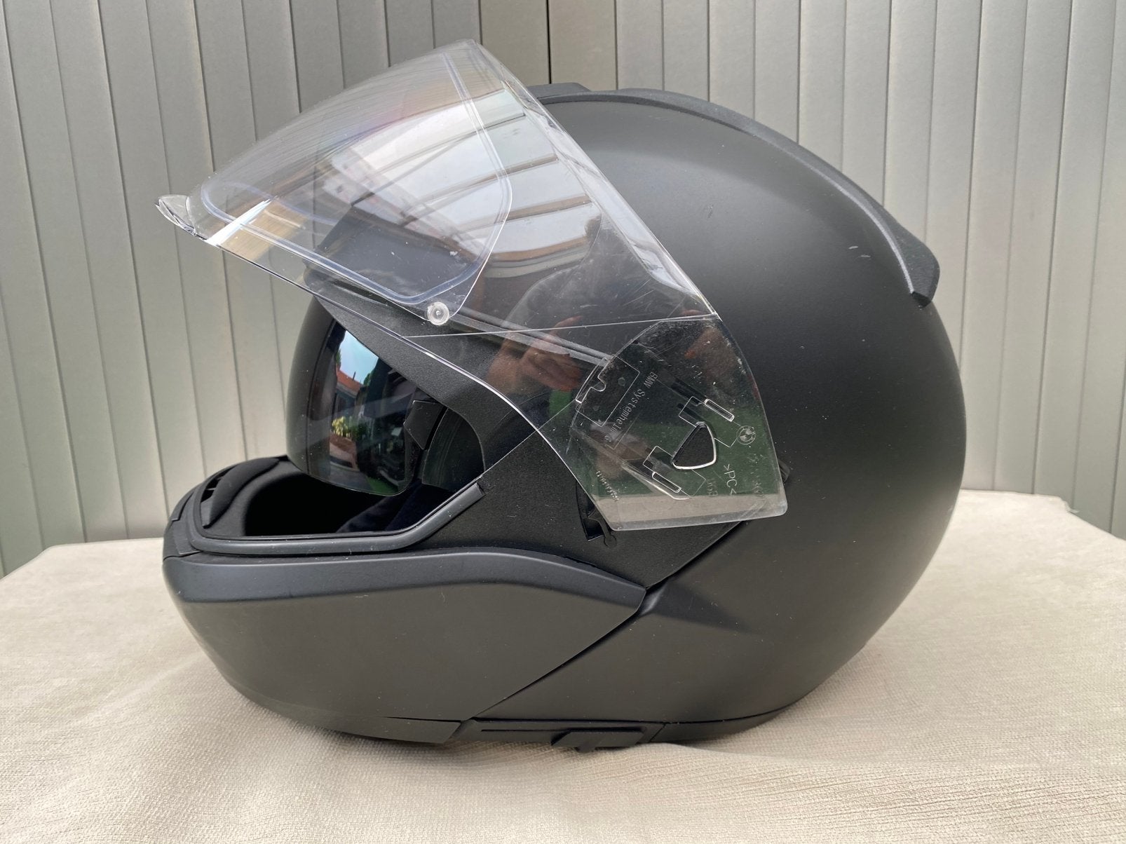 BMW R22 systeem helm maat 56-57 zwart, Motoren, Kleding | Motorhelmen, Ophalen of Verzenden, Tweedehands, Integraalhelm, Overige merken