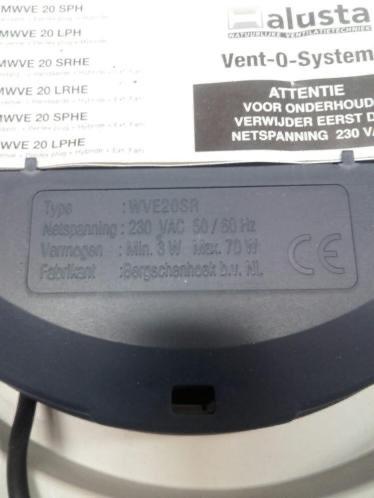 Alusta Ventilatie Unit en CO2 sensor, Ophalen, Ventilator en Afzuiger