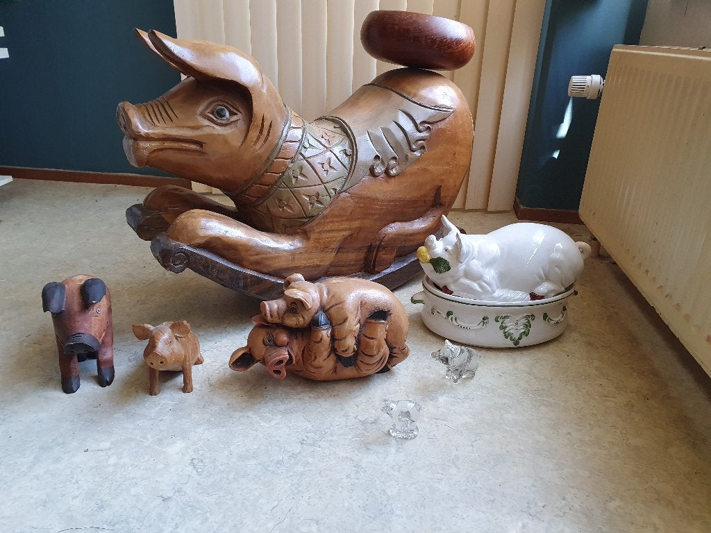 Varkens verzamelaar items, Ophalen, Gebruikt, Overige soorten, Beeldje of Figuurtje