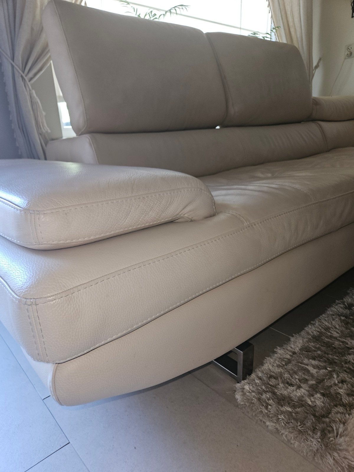 Max Divani Design Hoekbank - 2.91 x 2.91 m, Huis en Inrichting, Ophalen, Gebruikt, 100 tot 125 cm, Hoekbank
