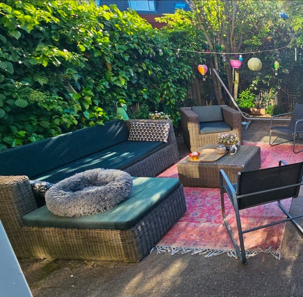 Pure Lake Collection loungeset, wicker, 5-6 zitplaatsen, Ophalen, 4 zitplaatsen, Gebruikt, Loungeset