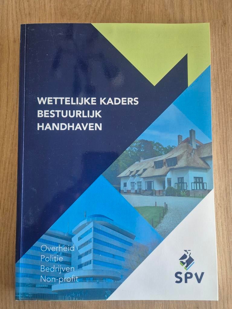 SPV bestuurlijk handhaven HTV, Boeken, Schoolboeken, Ophalen of Verzenden, Overige niveaus