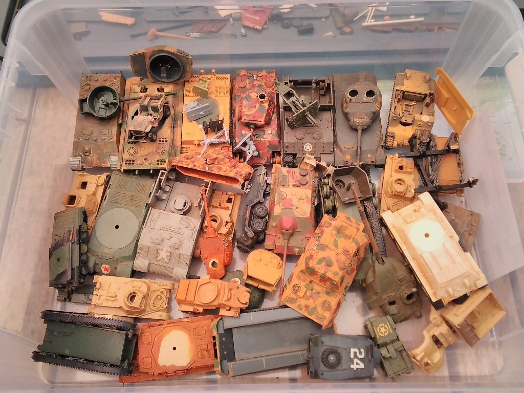 Modelbouw tanks onderdelen, Overige merken, Gebruikt, Ophalen of Verzenden, Tank