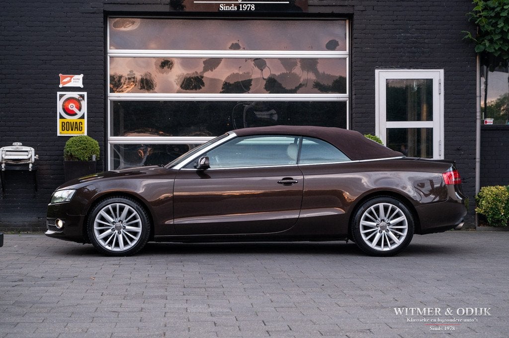 Audi A5 Cabriolet 2.0 TFSI Pro Line (bj 2010), Auto's, Audi, Voorwielaandrijving, 15 km/l, Gebruikt, Beige