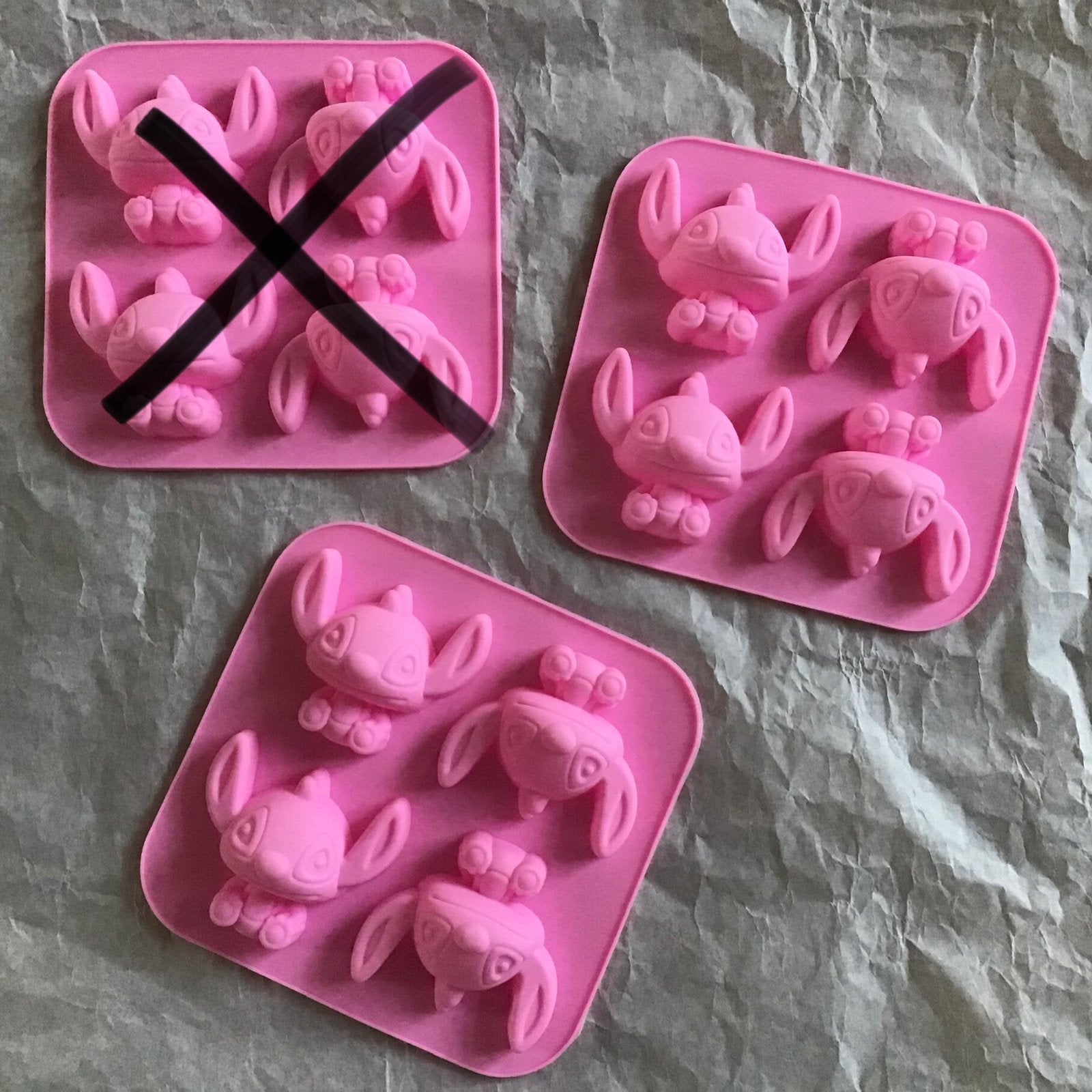Stitch Siliconen bakvorm mal zeep snoep koek cake gips vorm, Ophalen of Verzenden, Overige figuren, Nieuw, Servies