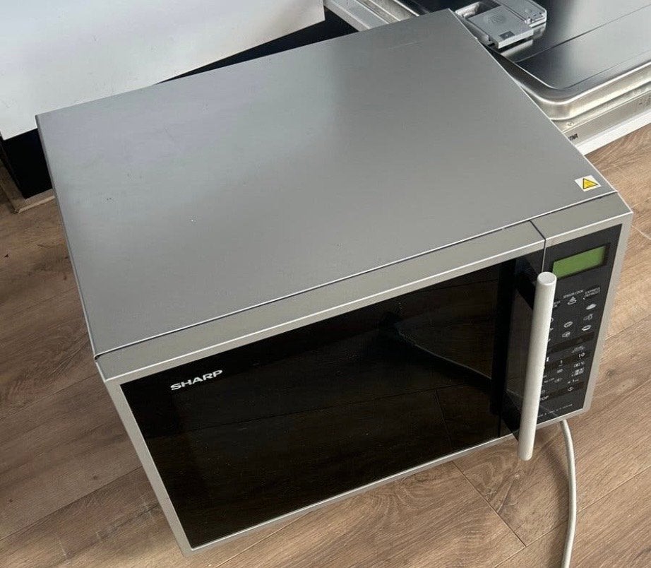 Sharp combi-oven met diverse bakplaten, Ophalen, Oven, Hete lucht, Vrijstaand